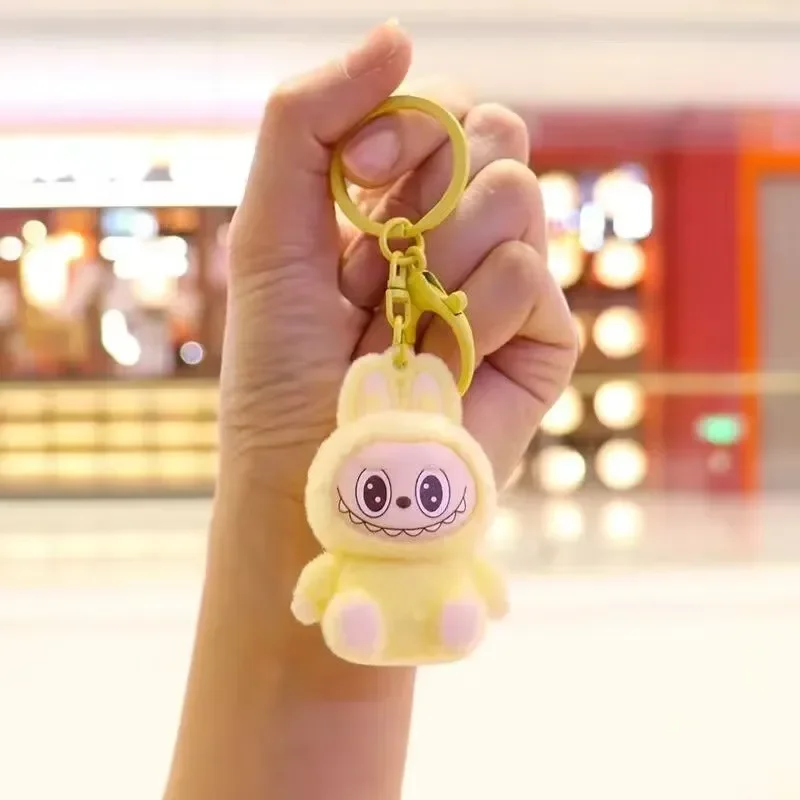 Labubu Have a Seat Mini Flock Keychain - Image 6