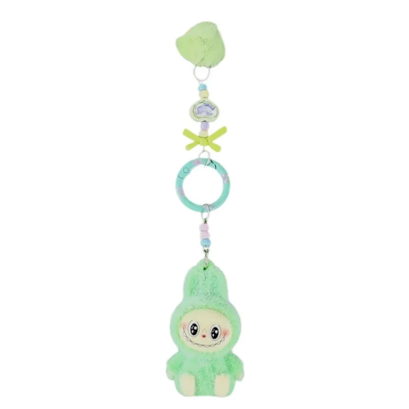 Labubu Heart Luxe Flocked Keychain - Image 9