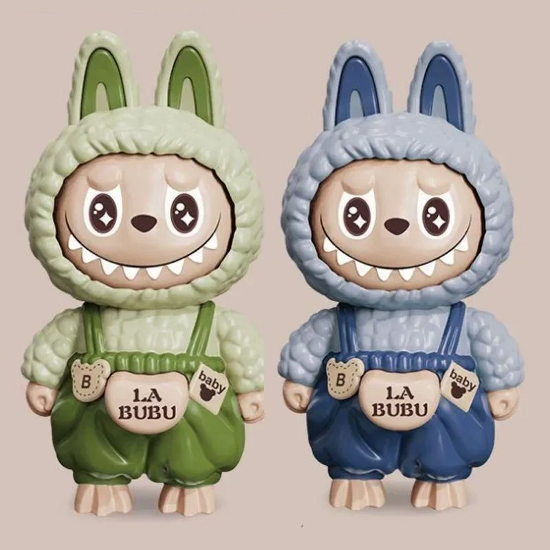 Labubu Jumpsuit Face Changing Keychain - Image 2