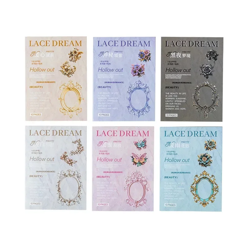 Lace Dream Frame Collage Sticker Pack (10 Pcs) - Image 6