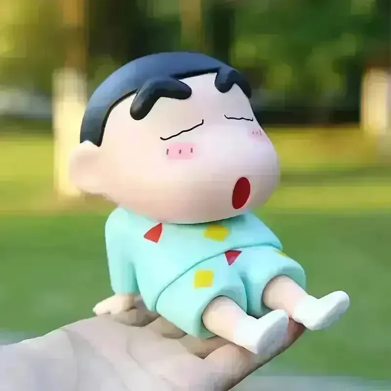Lazy Shinchan Phone Stand Figurine - Image 3
