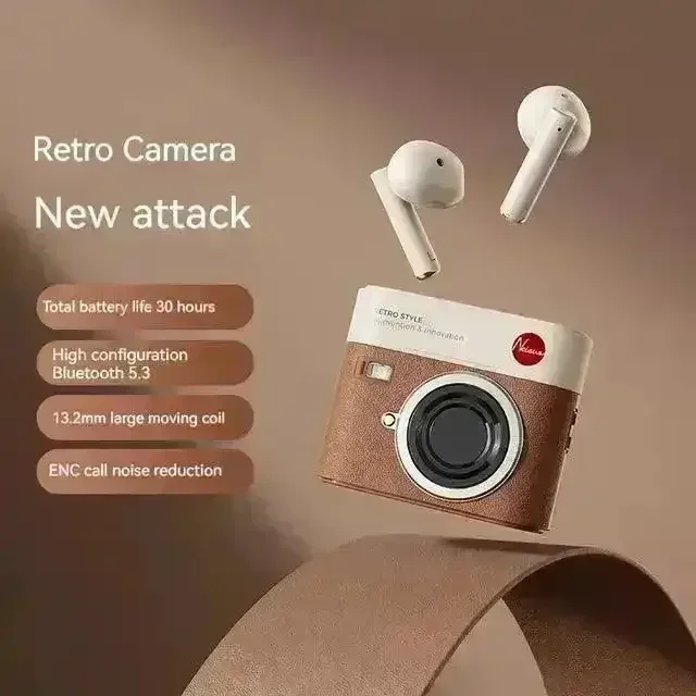 LiberFeel CCD Camera Shaped Wireless Earbuds - Image 11