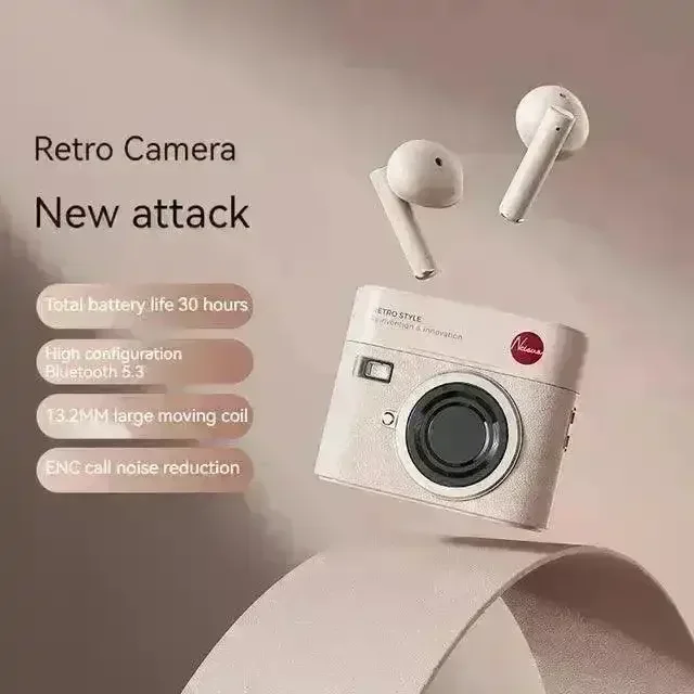 LiberFeel CCD Camera Shaped Wireless Earbuds - Image 12