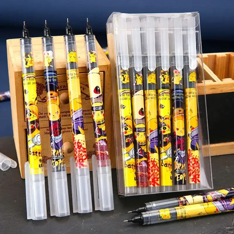 Lightning Pikachu Gel Pen (Set of 5) - Image 2