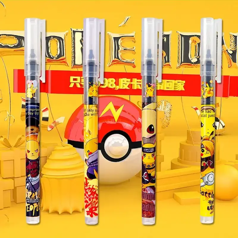 Lightning Pikachu Gel Pen (Set of 5) - Image 5