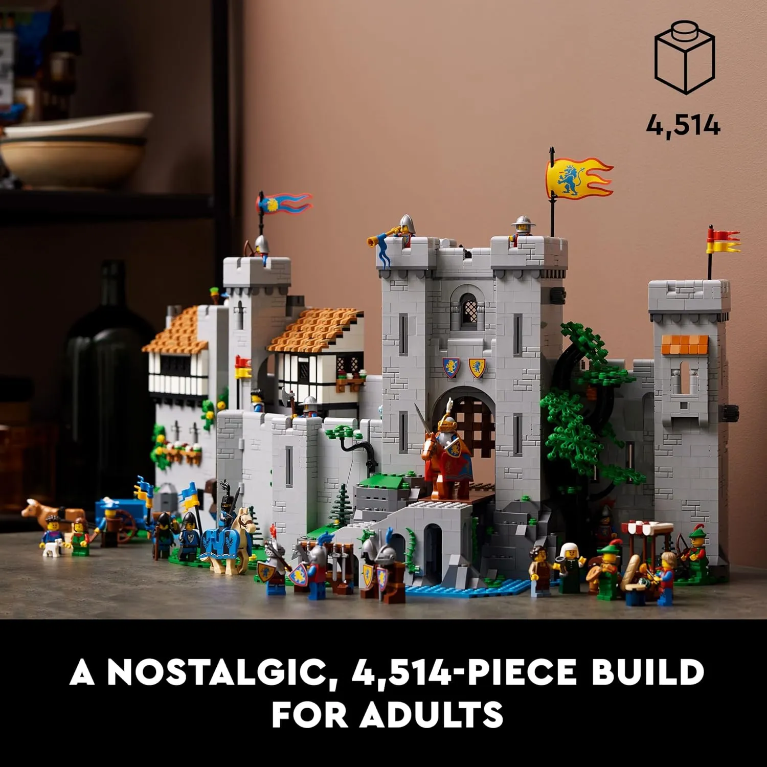 Lion Knight's Castle Building Blocks (4514 Pcs) - Image 5