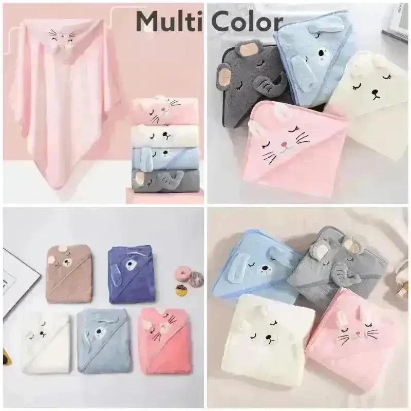 Little Kitty Baby Hooded Towel - Image 3