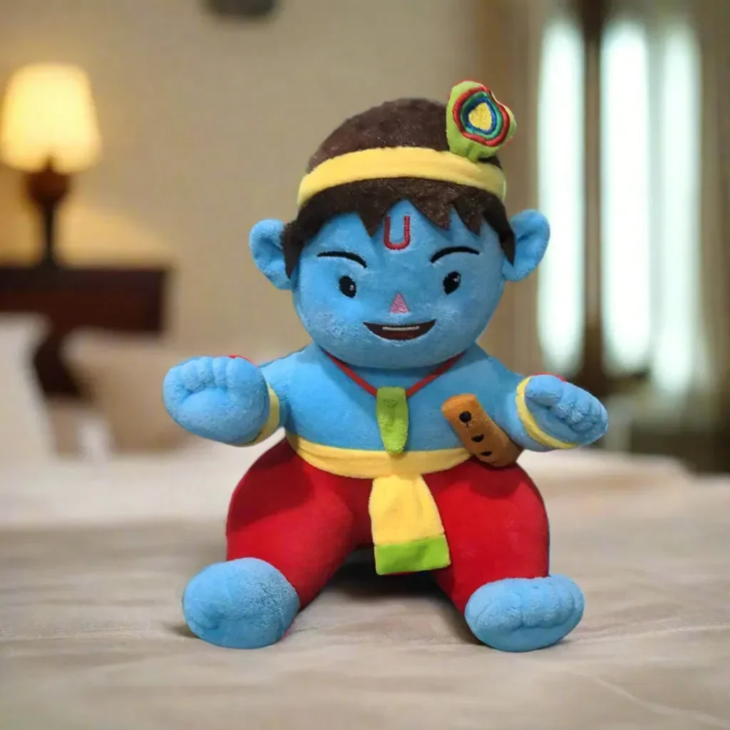 Little Krishna Stuffed Plushie (35 cm) - Image 3