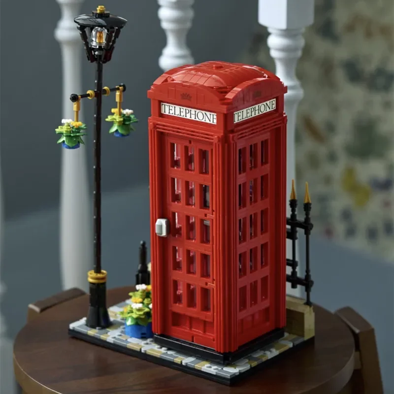 London Red Phone Booth Blocks (1460 Pcs) - Image 3