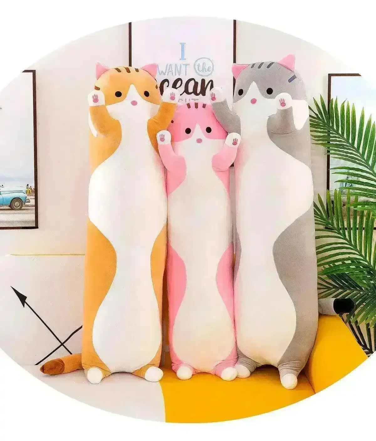 Long Cat Plush Pillow - Image 4