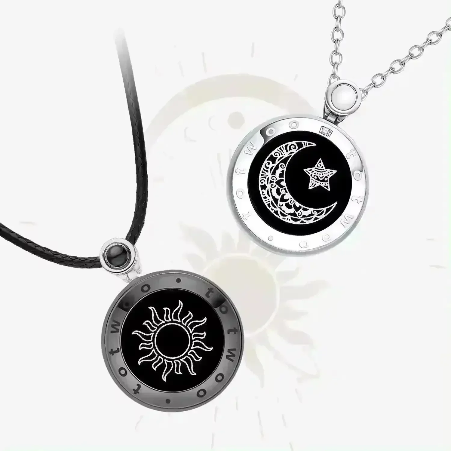 Long Distance Couple Love Necklace (Set of 2) - Image 18