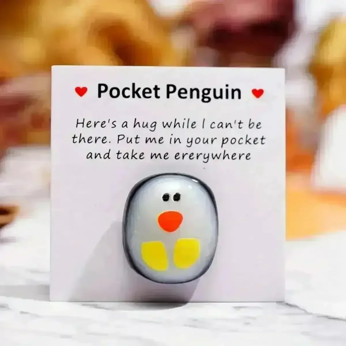 Long Distance Hug You Penguin Figurine