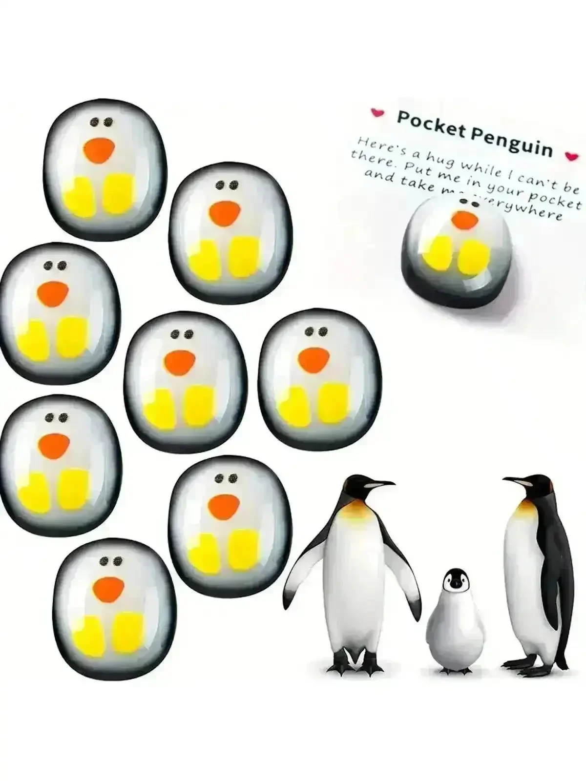 Long Distance Hug You Penguin Figurine - Image 2