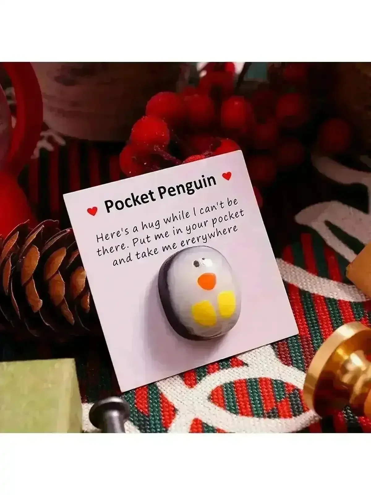 Long Distance Hug You Penguin Figurine - Image 3