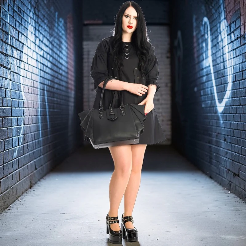 Lost Queen Annabelle Bat Wing Handbag - Image 2