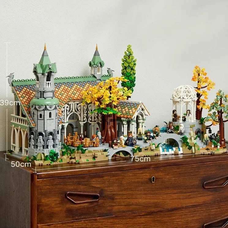 LOTR Rivendell Castle Building Block Set - Image 2