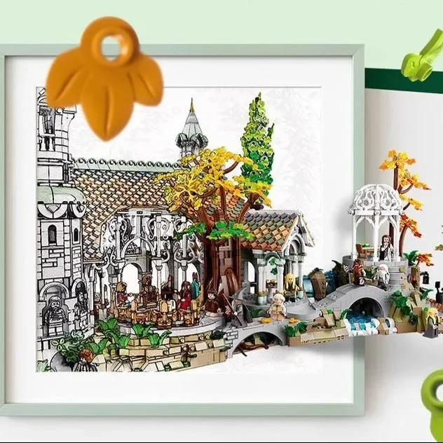 LOTR Rivendell Castle Building Block Set - Image 4