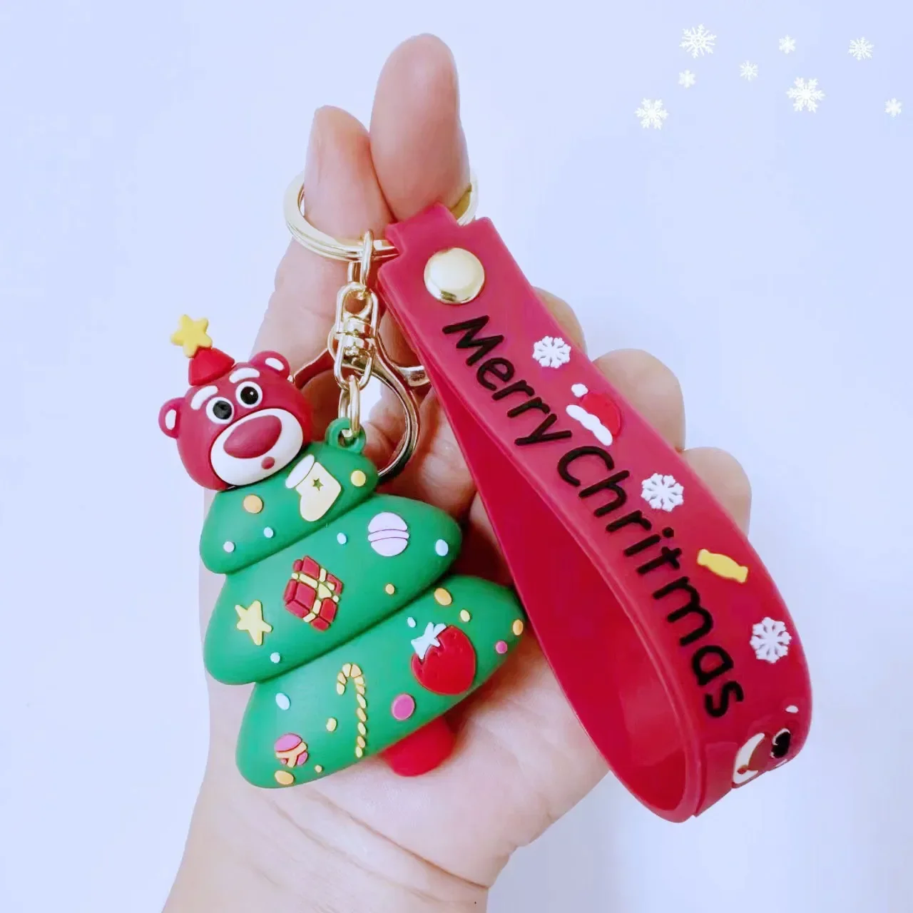 Lotso Bear Christmas Cheer Keychain - Image 6