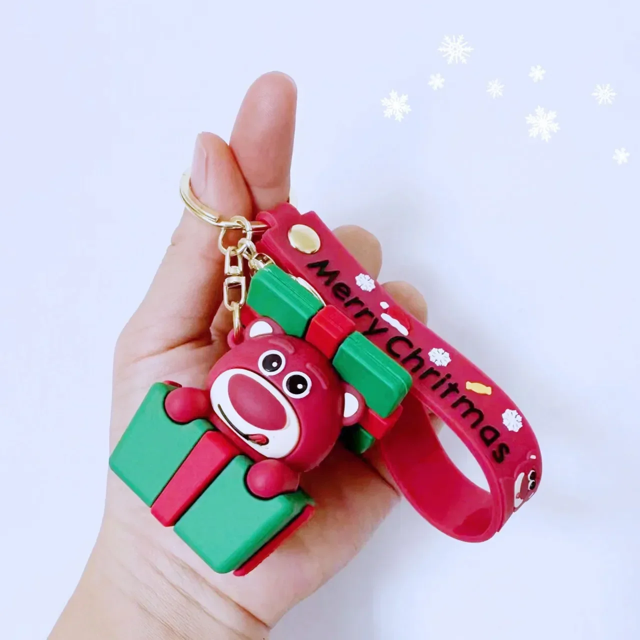 Lotso Bear Christmas Cheer Keychain - Image 7
