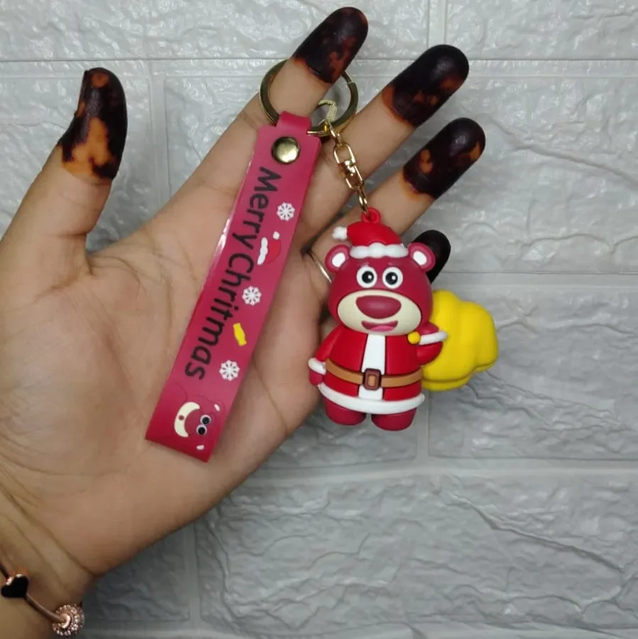 Lotso Bear Christmas Cheer Keychain - Image 8