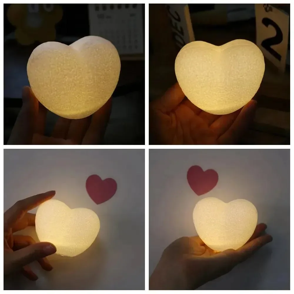Love Spark 3D Heart Night Light - Image 3