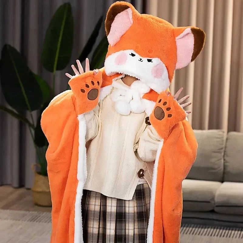Foxfire Plush Hoodie Blanket - Image 13