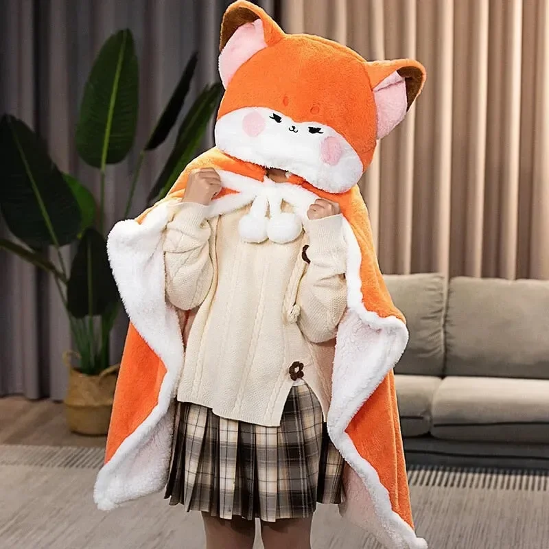 Foxfire Plush Hoodie Blanket - Image 3