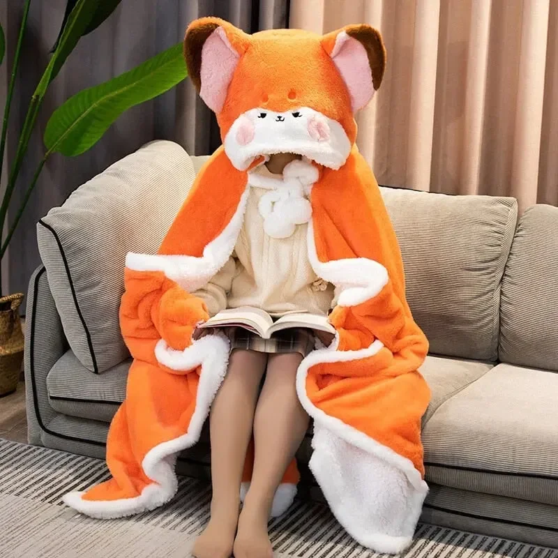 Foxfire Plush Hoodie Blanket - Image 5