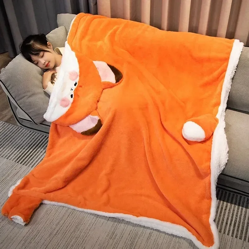 Foxfire Plush Hoodie Blanket - Image 8