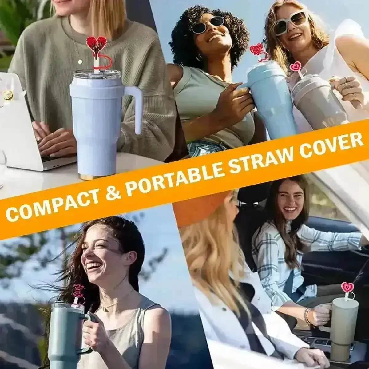 Lovestruck Silicone Straw Cap for Stanley Cup - Image 4