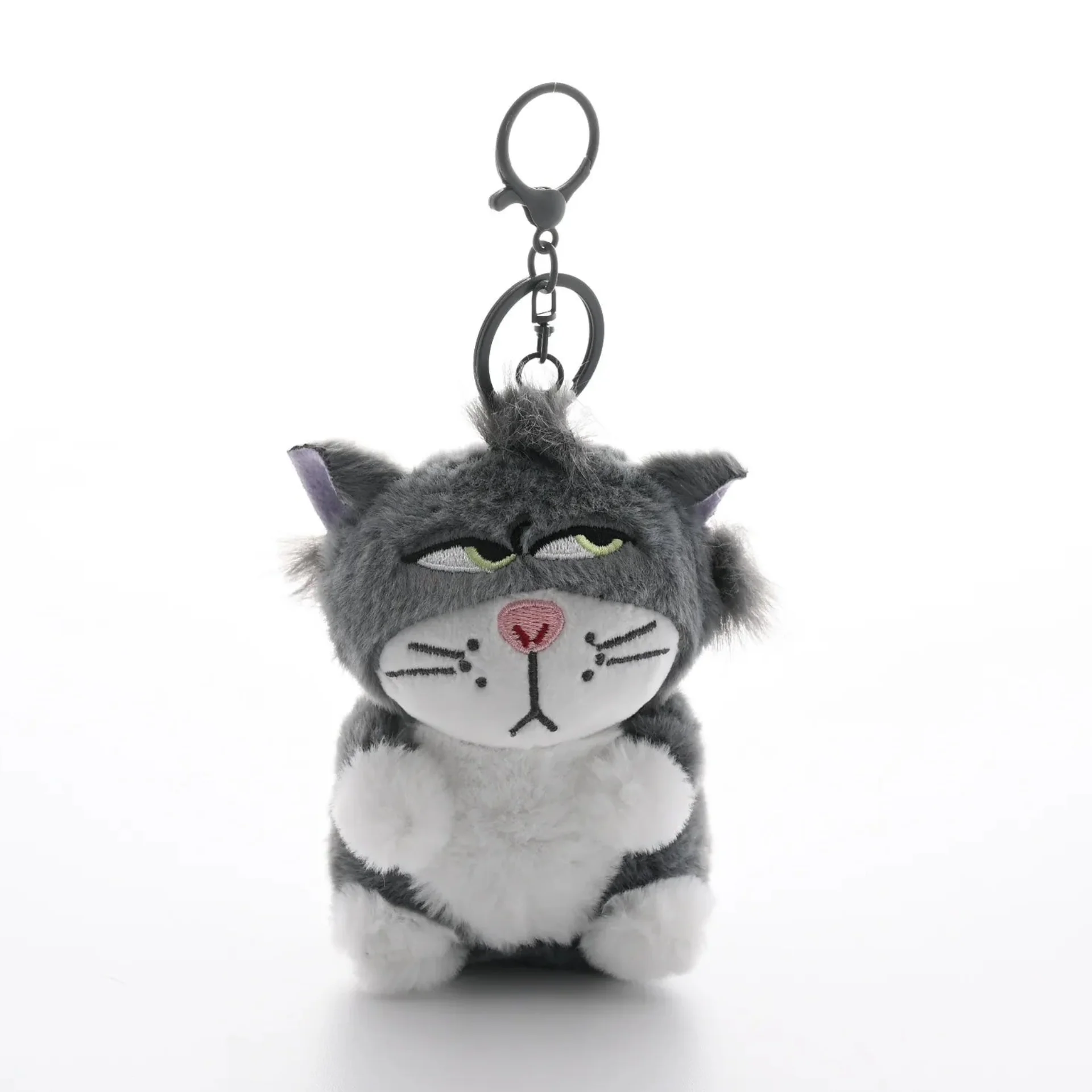 Lucifer Cat Impatient Grumps Keychain