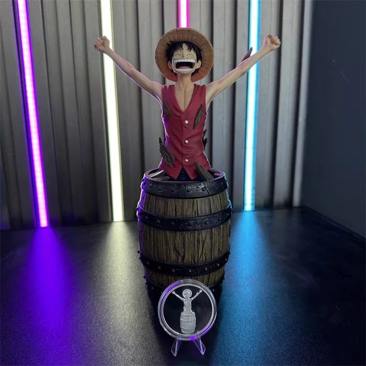 Luffy Out of Barrel Figurine (27 cm) - Image 2