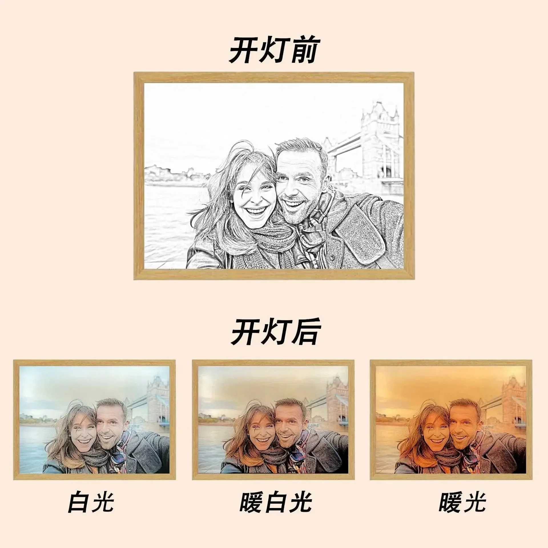 Luminous Personalized Photo Light Box - Image 6