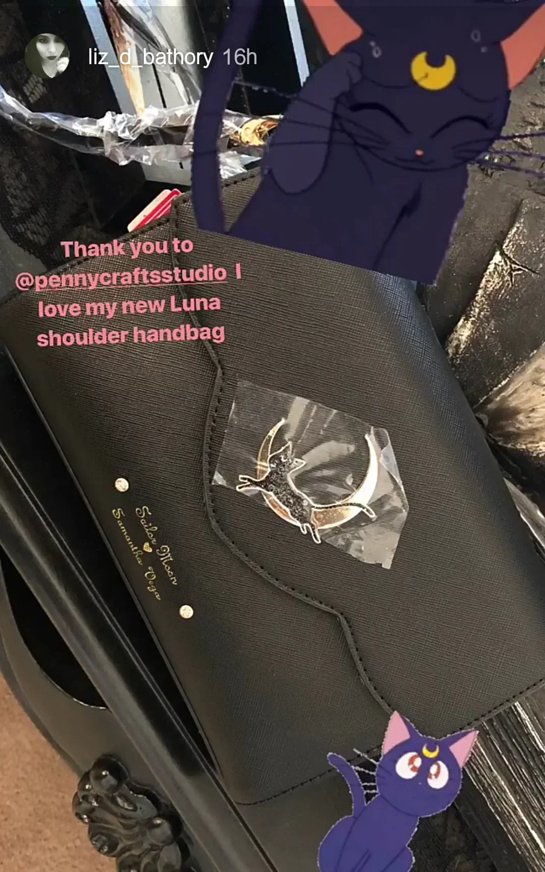 Luna Starry Nights Shoulder Bag - Image 7