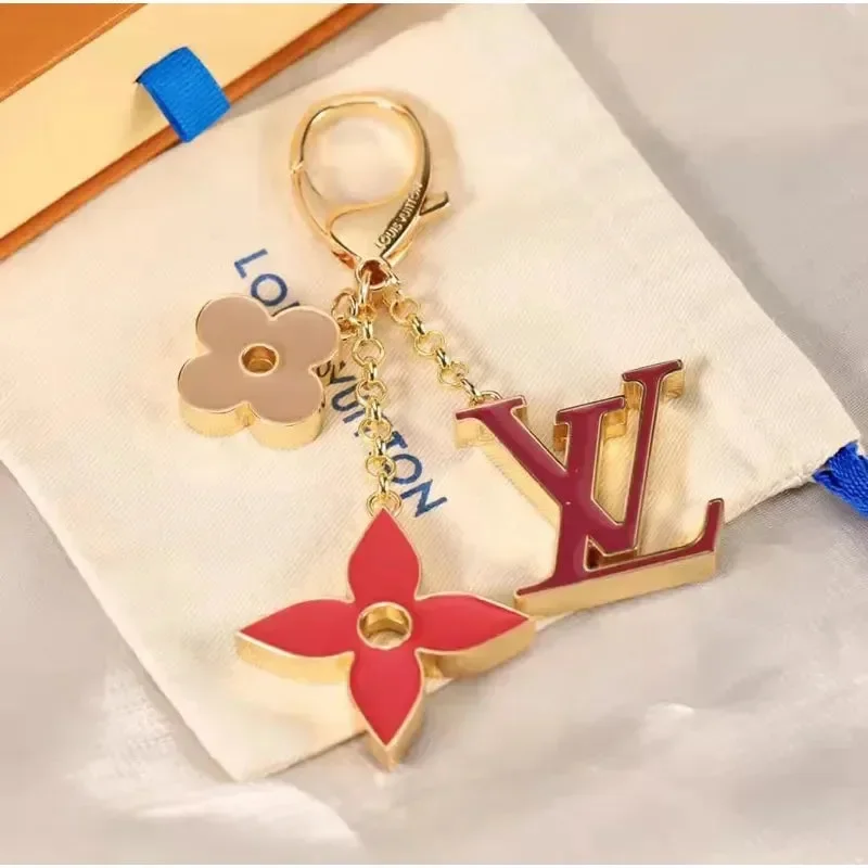 Luxe Monogram Petal Bag Charm - Image 4