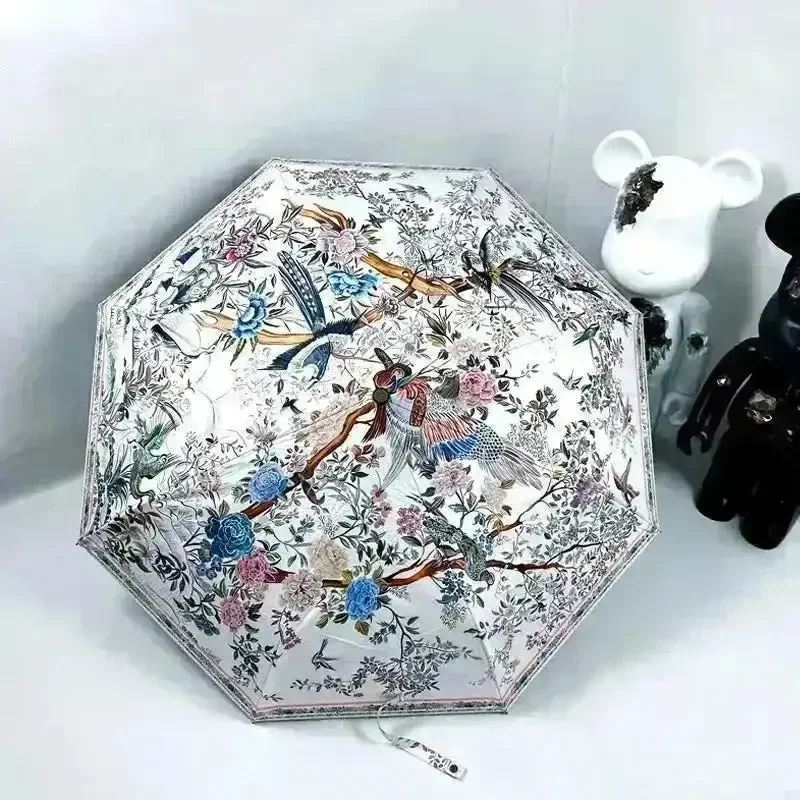 Luxe Premium Floral Fashion Umbrella - Image 4