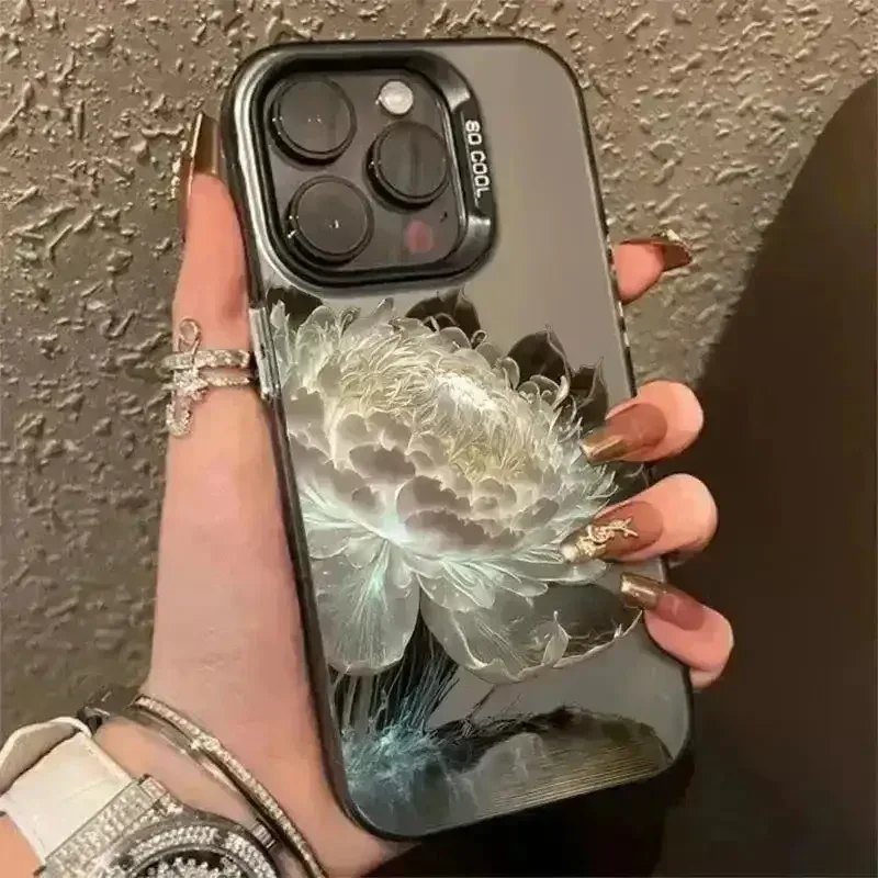 Luxury Flower Anti-drop Phone Case (For iPhones) - Image 4