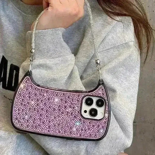 Luxury Glitter Mini Bag Phone Case (For iPhones) - Image 2
