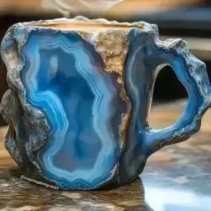 Luxury Natural Mineral Crystal Mug (400 ml) - Image 10
