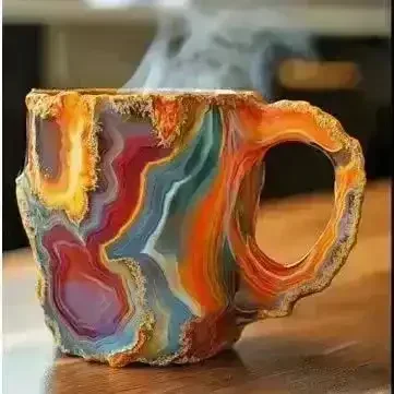 Luxury Natural Mineral Crystal Mug (400 ml) - Image 5