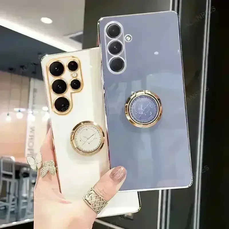 Luxury Plating Ring Case (For Samsung)