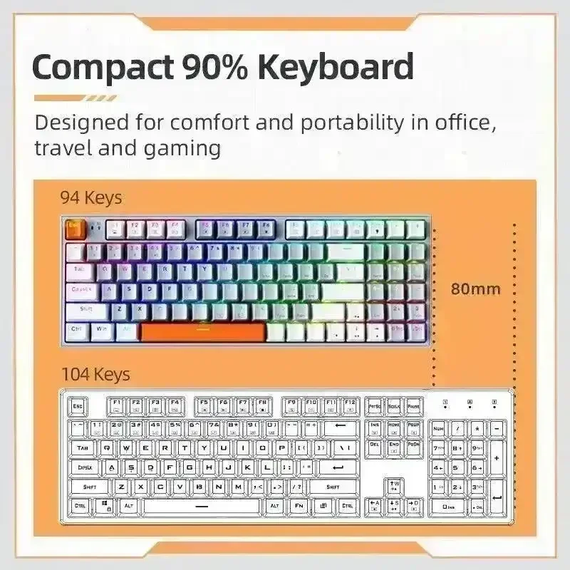 Machenike K500W Wireless Mechanical Keyboard - Image 4