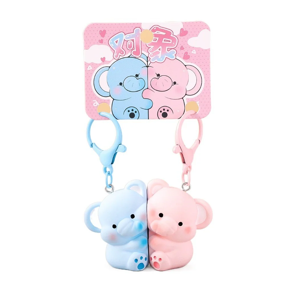 Magnetic Elephant Heartbeat Keychain - Image 2