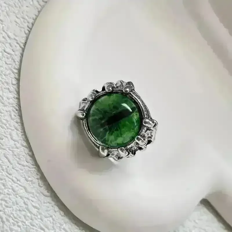 Majestic Devil Eyes Dragon Claw Retro Open Ring - Image 9