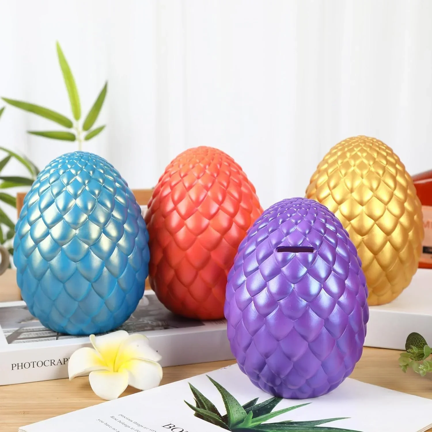Majestic Dragon Egg Piggy Bank - Image 2