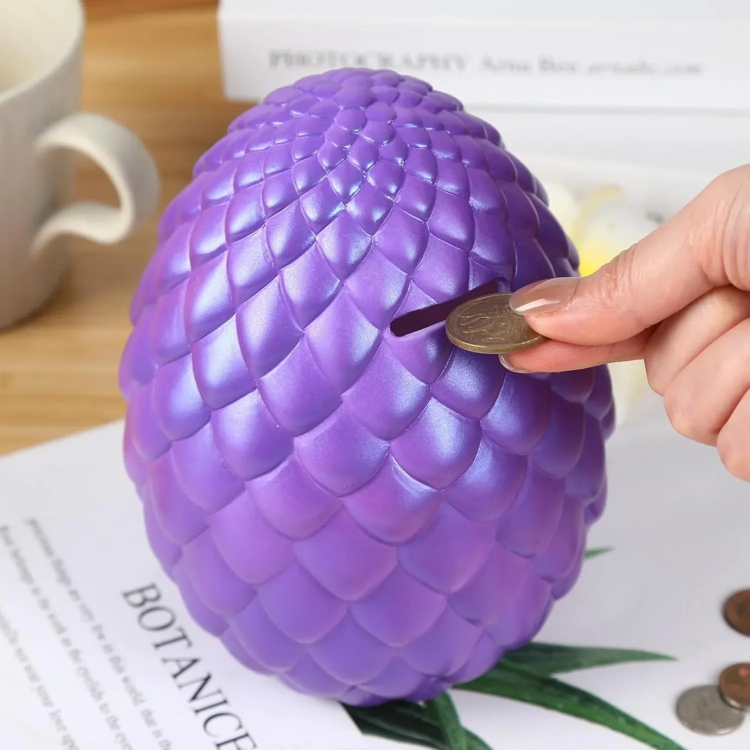 Majestic Dragon Egg Piggy Bank - Image 5