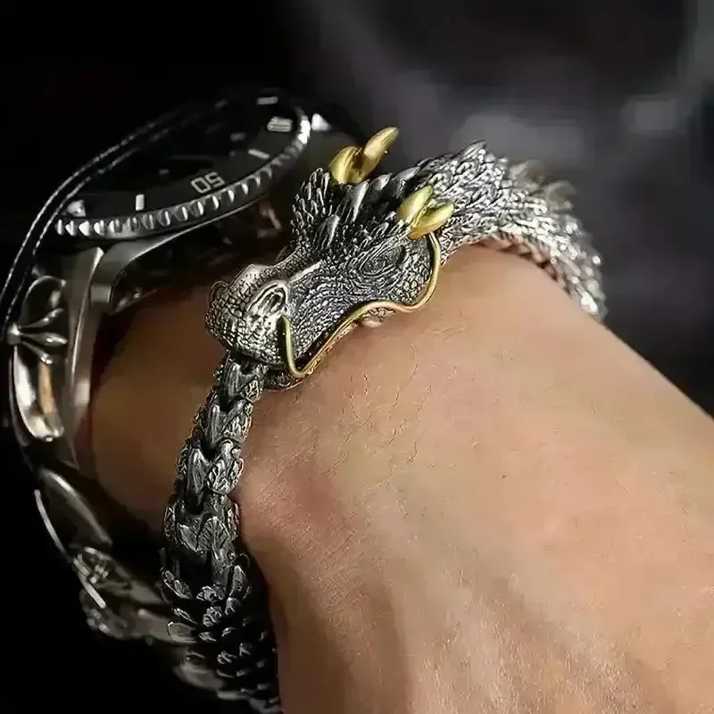 Majestic Dragon Shaped Bracelet - Image 2