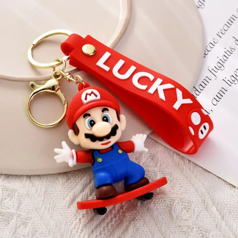 Mario Bros Lucky Skateboard Keychain - Image 5
