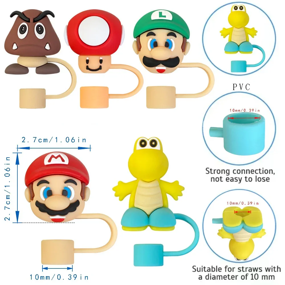 Mario Series Fancy Straw Capz - Image 10