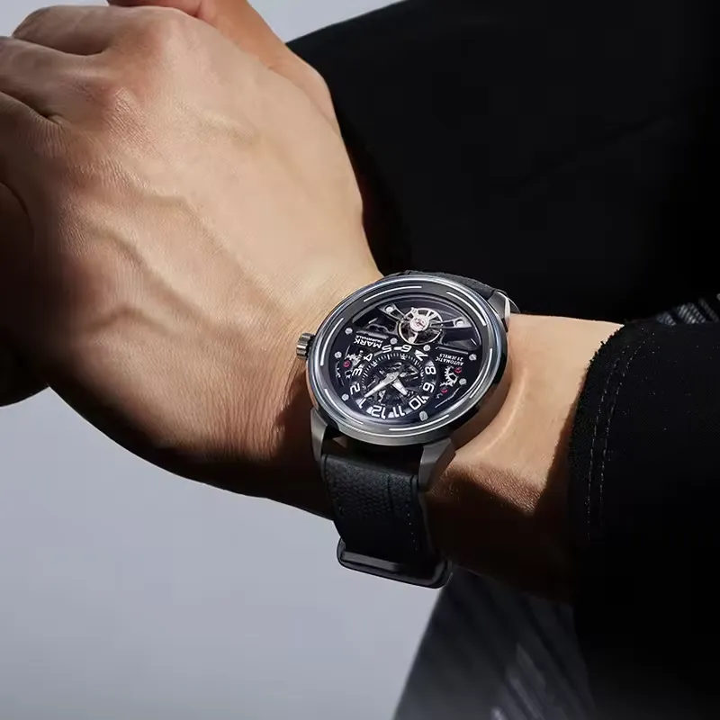 Mark Fairwhale Titanium Soul Tourbillon Watch - Image 5